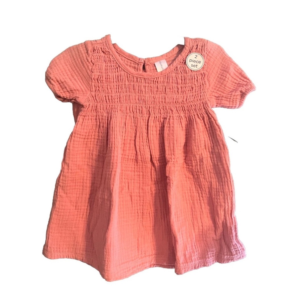 Little Girls Dress Modern Moments NWT 18 Months Pink Two Piece Cute